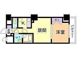ビッグパレス南5条 1LDKの間取図画像