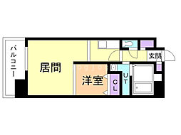 イリオス中島公園 1LDKの間取図画像