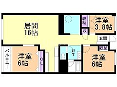 物件の間取り