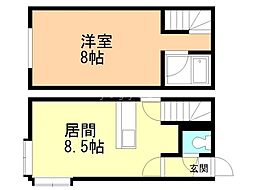 アイビーパレス62 1LDKの間取図画像