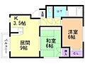 カネサハイム3階6.5万円