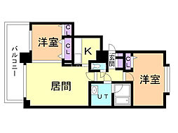 サエラ115 2LDKの間取図画像