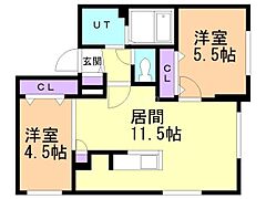 物件の間取り