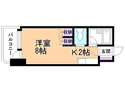 アン・セリジェ弐番館 1Kの間取図画像