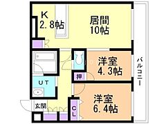 物件の間取り