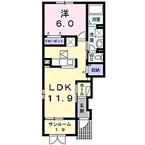 メープルコートB  ｜ 長野県東筑摩郡山形村（賃貸アパート1LDK・1階・46.35㎡） その2