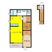 アゼリア  ｜ 長野県長野市大字川合新田659（賃貸アパート1LDK・2階・34.78㎡） その2