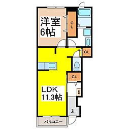 間取図画像 1LDK