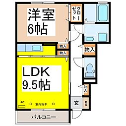 間取図画像 1LDK