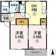 物件の間取り