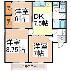 物件の間取り