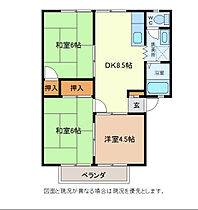 サンライフ雪窓C 101 ｜ 長野県北佐久郡御代田町大字御代田2664-1（賃貸アパート3DK・1階・46.22㎡） その2