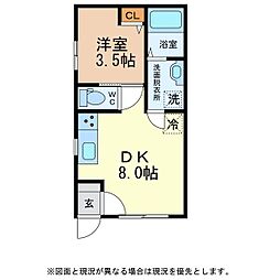 LeMontclair 1DKの間取図画像