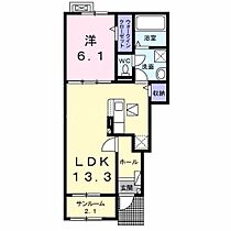 D・KカクモII  ｜ 長野県岡谷市（賃貸アパート1LDK・1階・50.05㎡） その2