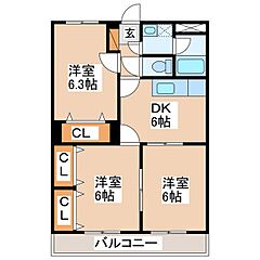 物件の間取り