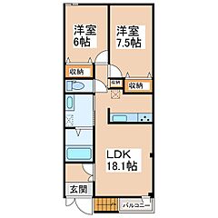 物件の間取り