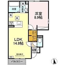 NATURA大門  ｜ 長野県塩尻市大門三番町245-1（賃貸アパート1LDK・1階・51.43㎡） その2