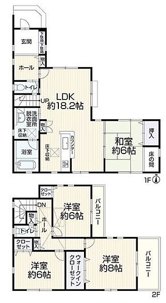 間取りを拡大表示