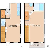 デュオハウス  ｜ 福岡県久留米市螢川町（賃貸アパート1LDK・2階・60.00㎡） その2