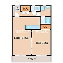 エステートK 105 ｜ 福岡県久留米市合川町（賃貸マンション1LDK・1階・40.11㎡） その2