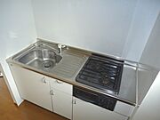2口コンログリル付きシステムキッチン