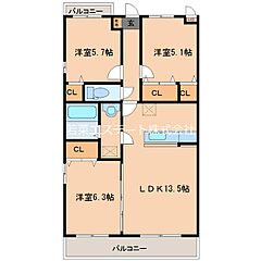 物件の間取り
