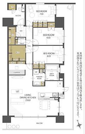 東南角住戸の為...