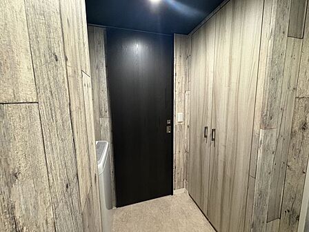 洗面室にはリネン庫付き！洗剤、タオル、着替え・・・使い方はあなた次第です！