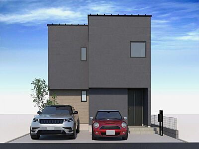 外観：自分らしいお家を建てませんか。ワンランク上の住み心地をテーマに、お客様のご希望を叶えます。