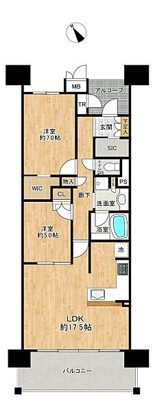 間取りを拡大表示