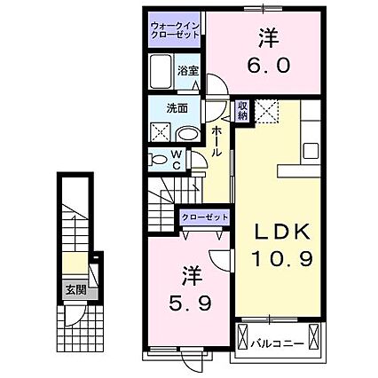 クラールリヴァー１_間取り_0