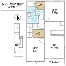 サニーガーデン I 203号室 ｜ 茨城県北茨城市中郷町下桜井（賃貸アパート2LDK・2階・57.63㎡） その2