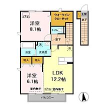 カーサベルヴィ B 202号室 ｜ 茨城県日立市東滑川町（賃貸アパート2LDK・2階・68.58㎡） その2