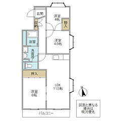 物件の間取り