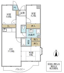 間取図画像 3LDK