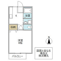 サンライフヴィラ A 105号室 ｜ 茨城県日立市東町（賃貸アパート1K・1階・26.49㎡） その2