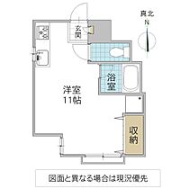 シャトルハイツ 102号室 ｜ 茨城県日立市東成沢町（賃貸アパート1R・1階・22.98㎡） その2