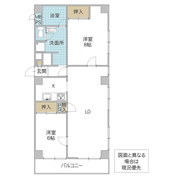 間取りを拡大表示