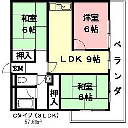 間取図画像 3LDK