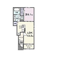 岐阜県羽島郡笠松町円城寺（賃貸アパート1LDK・1階・50.01㎡） その2