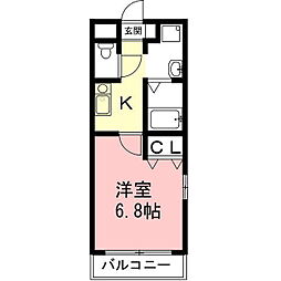 間取図画像 1K
