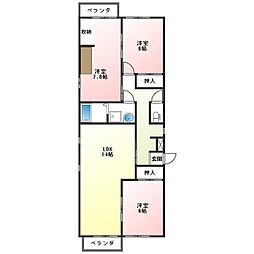 間取図画像 3LDK