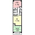 シェモア長良3階4.3万円