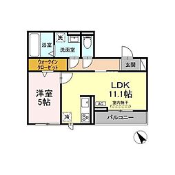 間取図画像 1LDK