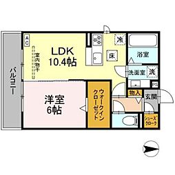 間取図画像 1LDK