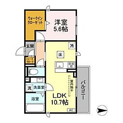 間取図画像 1LDK