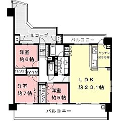 物件の間取り