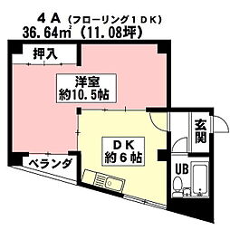 間取図画像 1DK