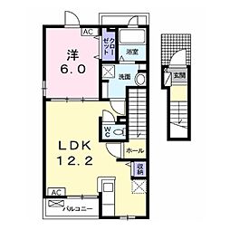 ブライトプレイス2 1LDKの間取図画像