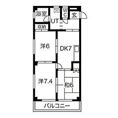 物件の間取り